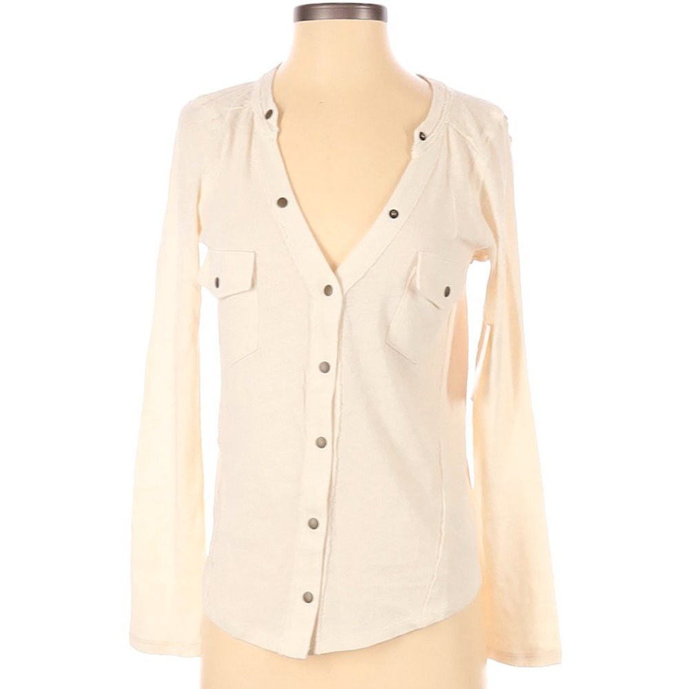 We the Free Long Sleeved Button Down, size S